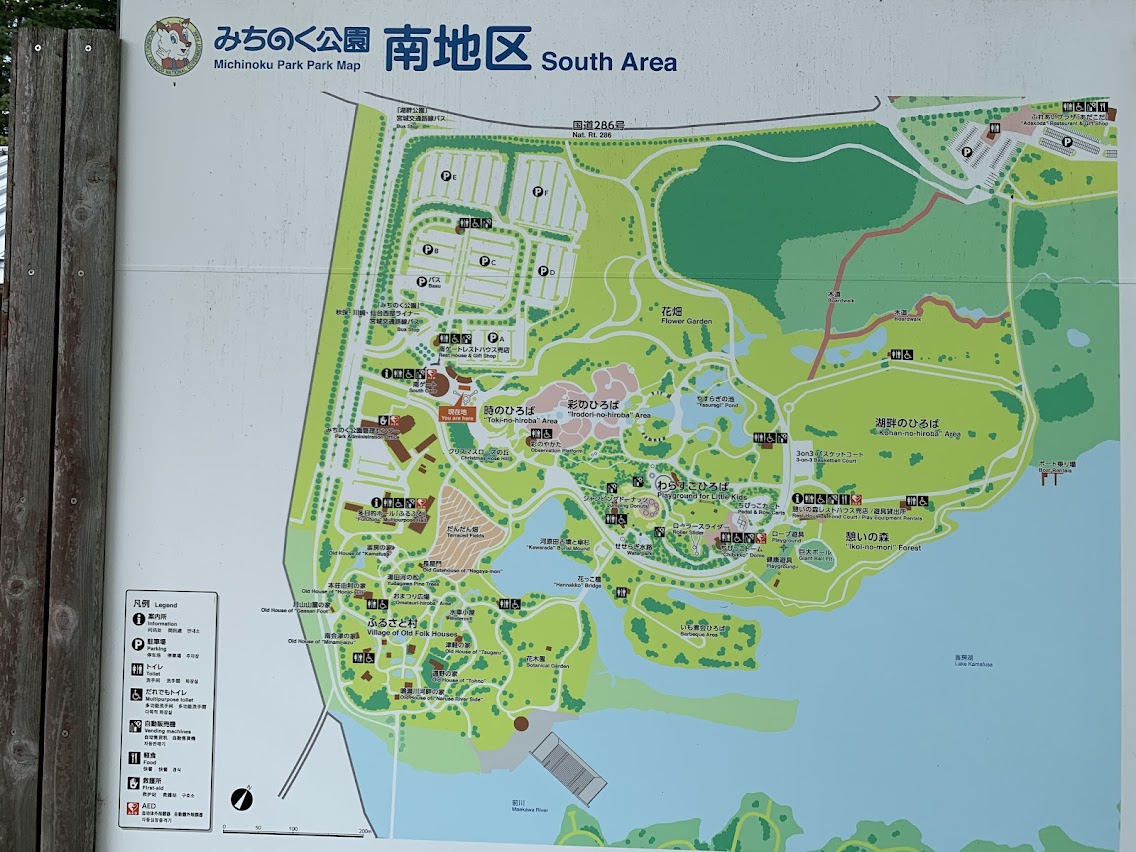みちのく杜の湖畔公園 南地区
