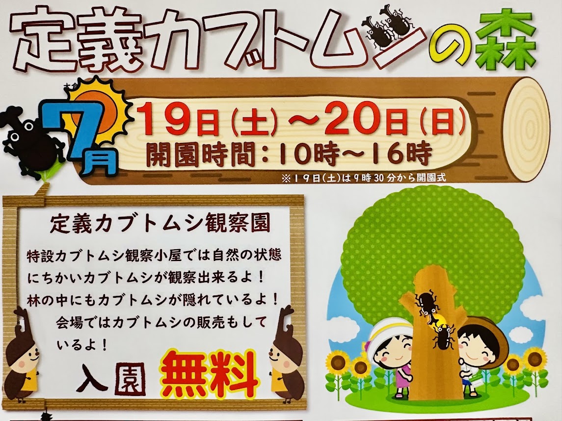 定義カブトムシの森