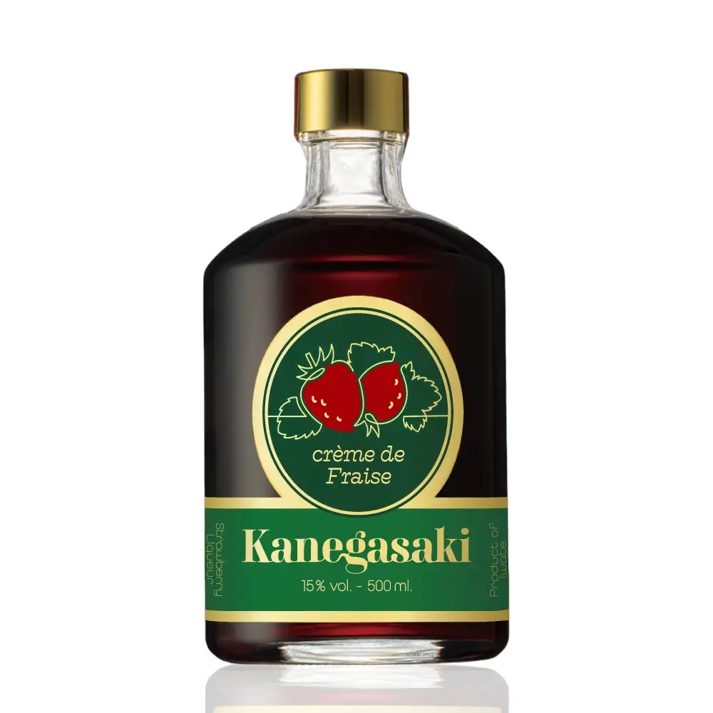 金ヶ崎薬草酒造crème de FraiseKanegasaki