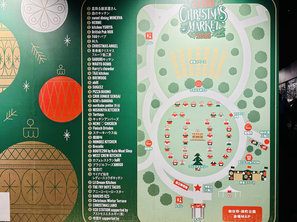 仙台クリスマスマーケット2025