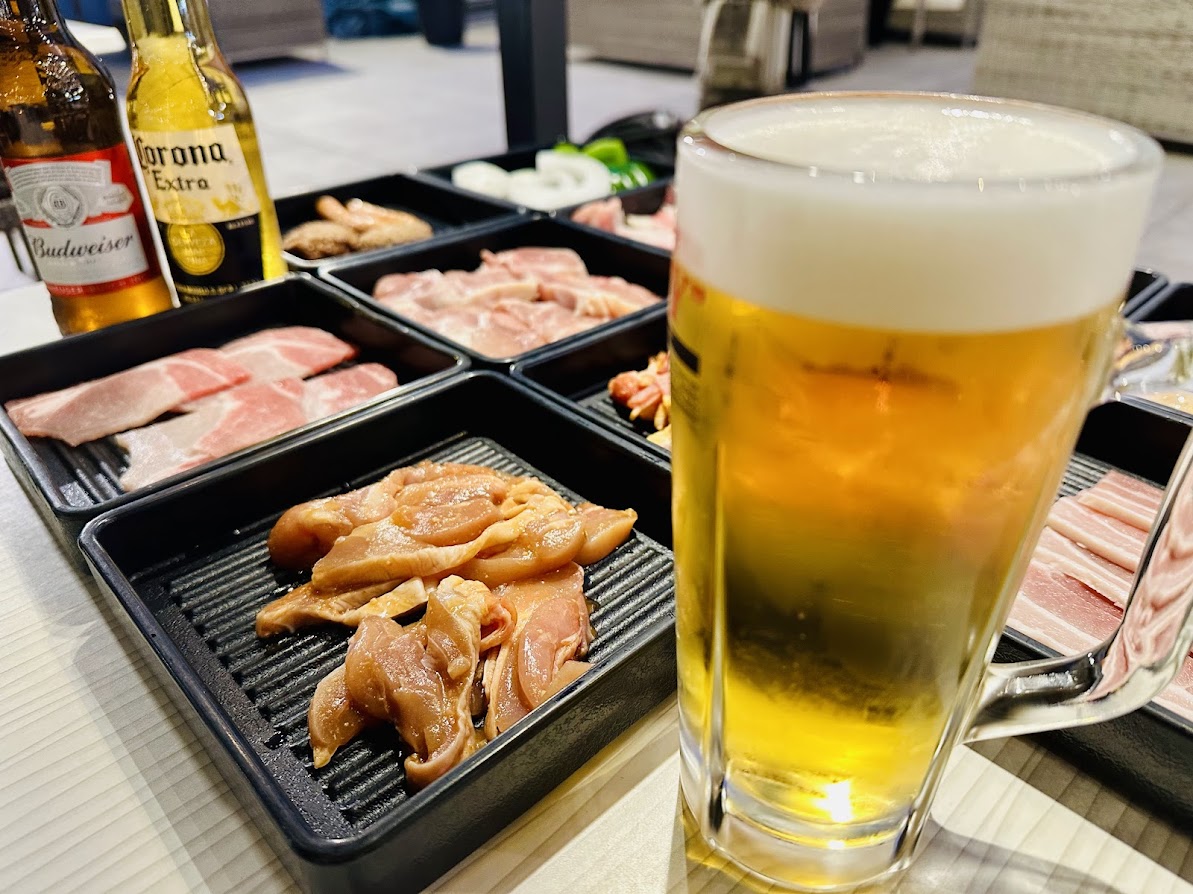 仙台 PARCO2 ”肉食べ放題” BBQ ビアガーデン