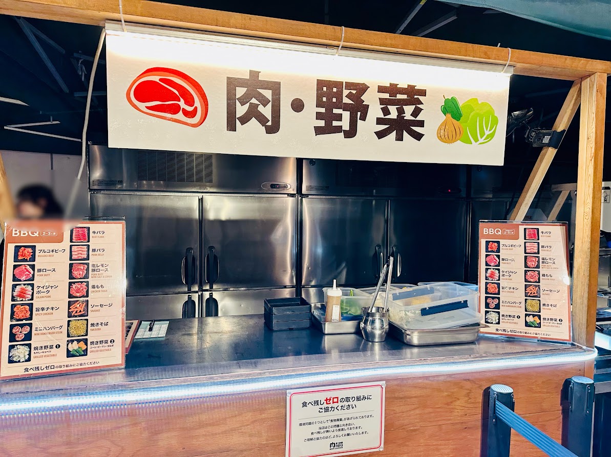 仙台 PARCO2 ”肉食べ放題” BBQ ビアガーデン