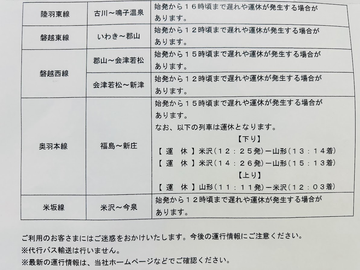 JRお知らせ