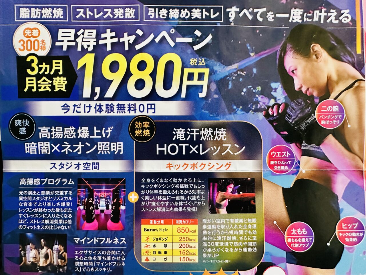 暗闇キックボクシング バーネススタイル